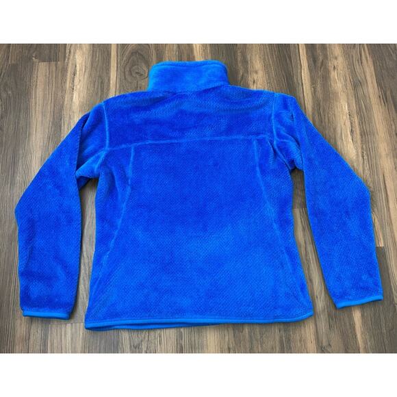 Women Patagonia Re-Tool Snap-T royal blue fleece pullover sweatshirt, M - Picture 3 of 4